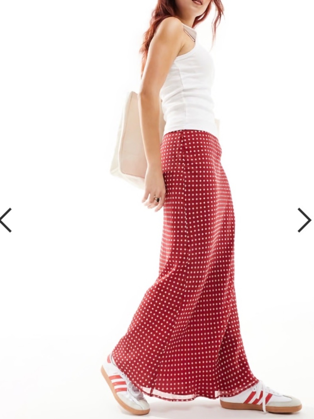 Polka dot skirt